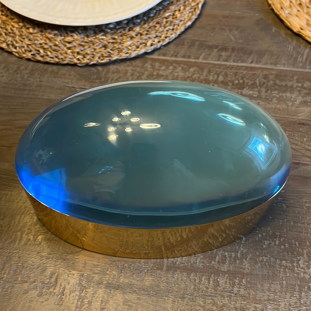 Jonathan Adler large blue globo box